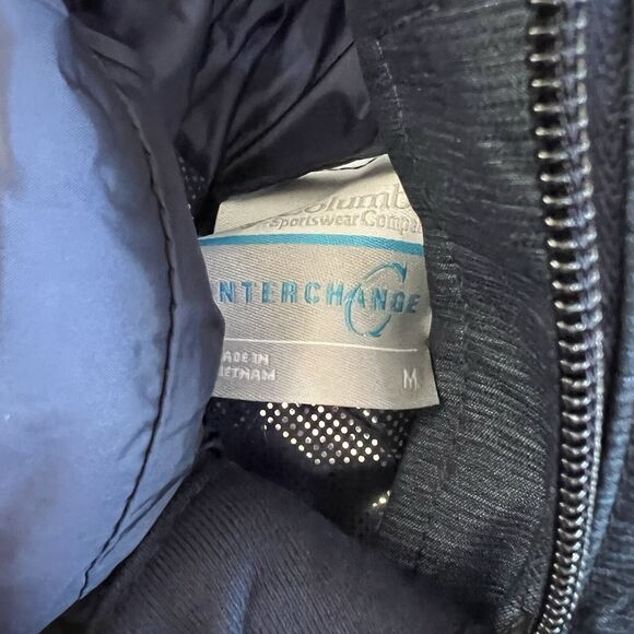 COLUMBIA Carson Pass InterChange Jacket DarkNocturnal Waterproof Women Sz M NWT - Picture 10 of 16